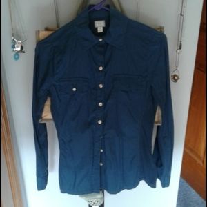 Teal blue/green converse button down shirt.  No returns.